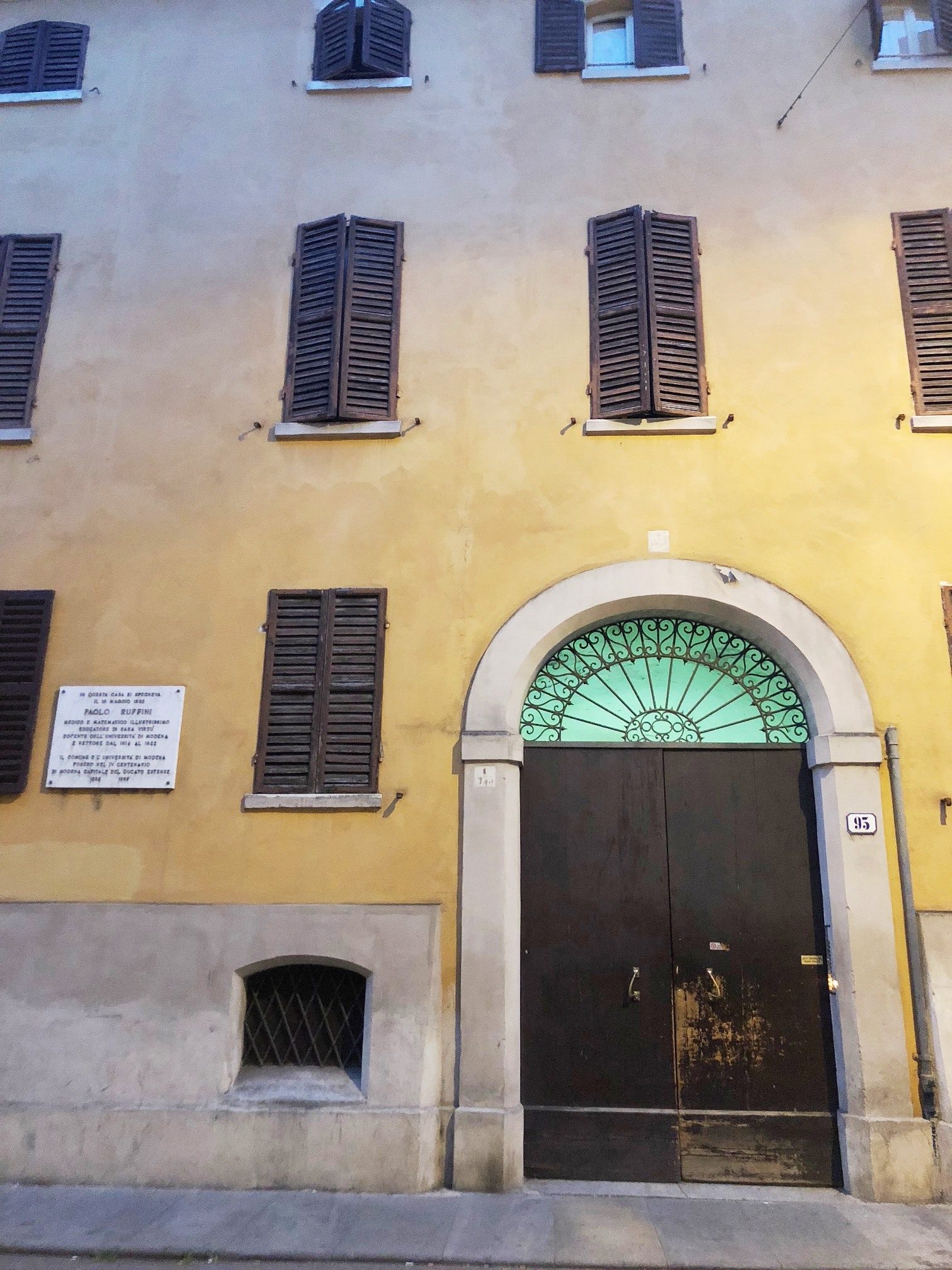 Paolo Ruffini's last home, Modena (by Ludovico Carbone) - 02.jpg